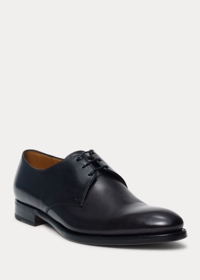 Tenis Oxford Ralph Lauren Hombre Negros - Dalvin Calfskin - LNSRH4761